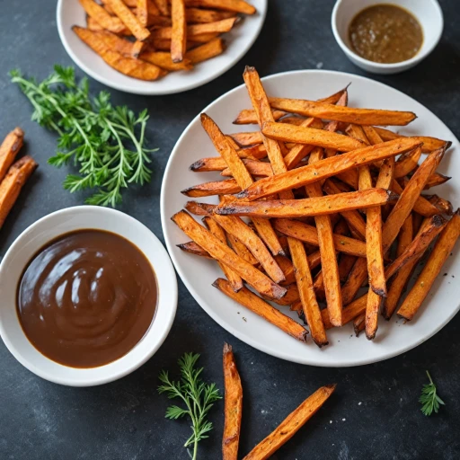 Préparez des frites de patate douce croustillantes avec l'airfryer