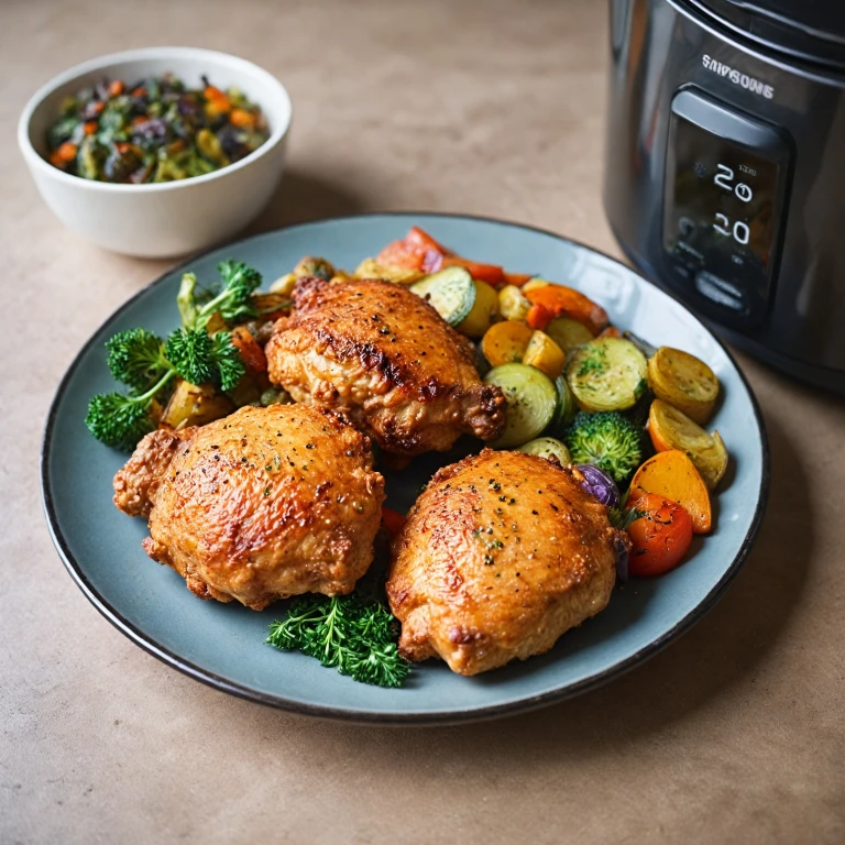 Comment préparer des cuisses de poulet croustillantes avec une airfryer