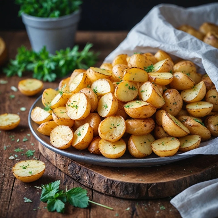 Les pommes de terre croustillantes avec l'airfryer